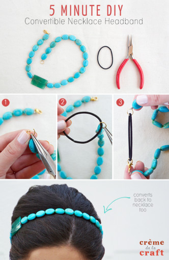 DIY Necklace and Headband