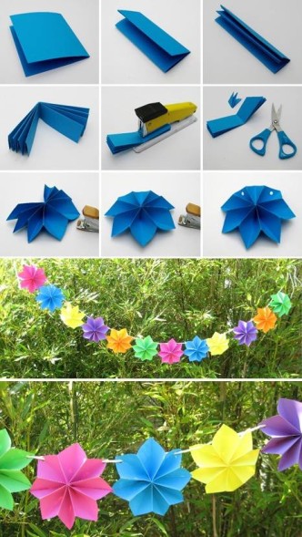 DIY Paper Craft party decoration