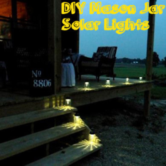 DIY Mason Jar Solar Lights