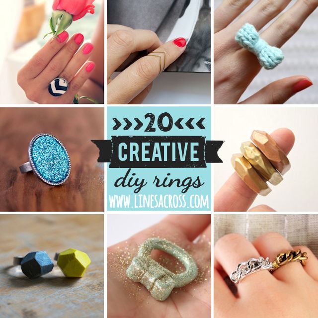 creative ways to make rings