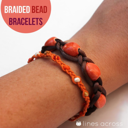 DIY Braided Bead Bracelets – DIY Craft Room